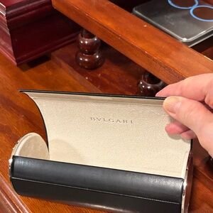 Bulgari Black and Cream Women's Accessory Case